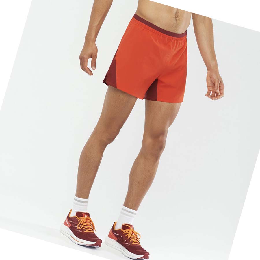 Bermudas Salomon CROSS 5'' Hombre Naranjas | MX 3169CTV